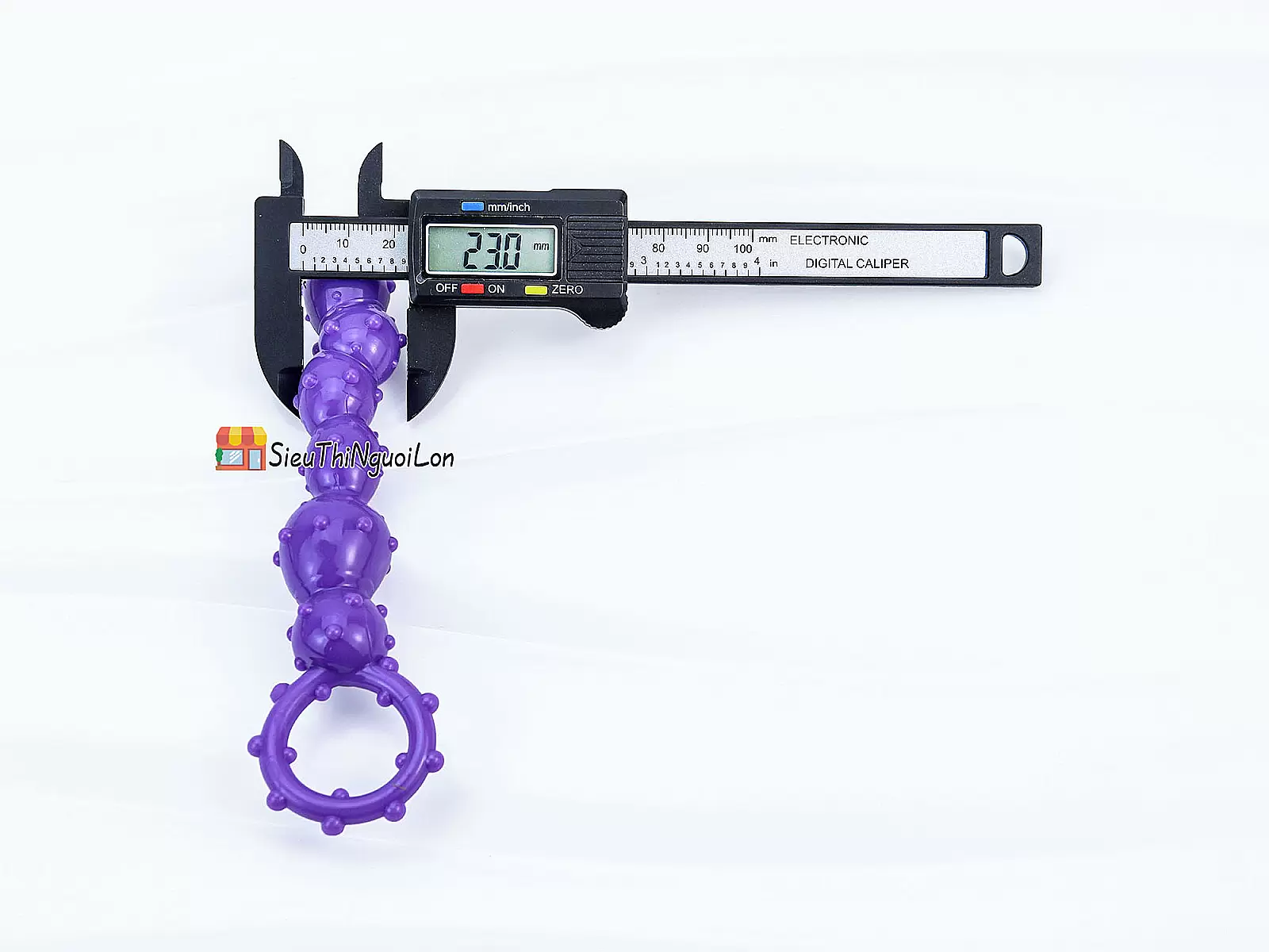 Đồ chơi kích hậu bi gai xoắn silicon