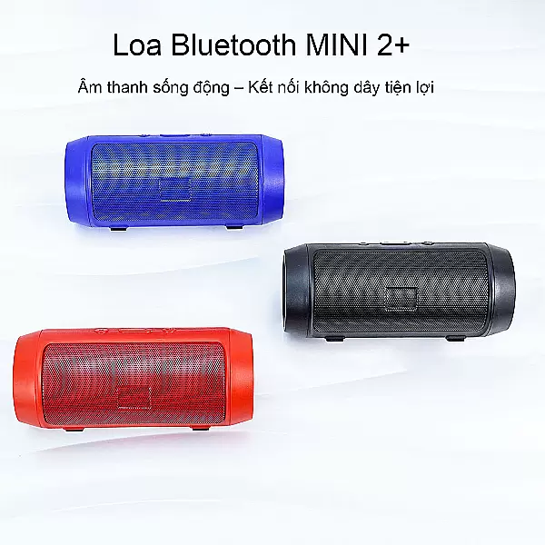 Loa Bluetooth MINI 2+ nhỏ gọn, âm thanh mạnh mẽ, pin trâu tiện lợi
