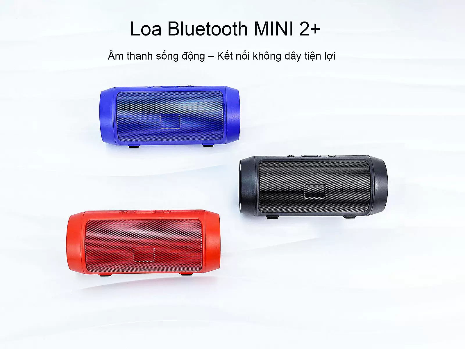 Loa Bluetooth MINI 2+ nhỏ gọn, âm thanh mạnh mẽ, pin trâu tiện lợi