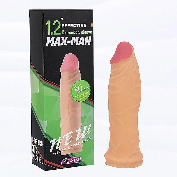 Bao đôn dên Max Man tăng 3cm – silicon gân nhiều