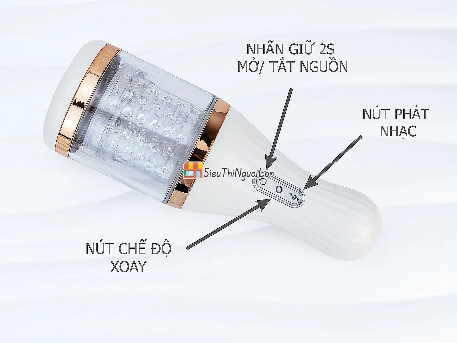 Máy thủ dâm âm đạo giả Dibe – tự động xoay, phát âm thanh