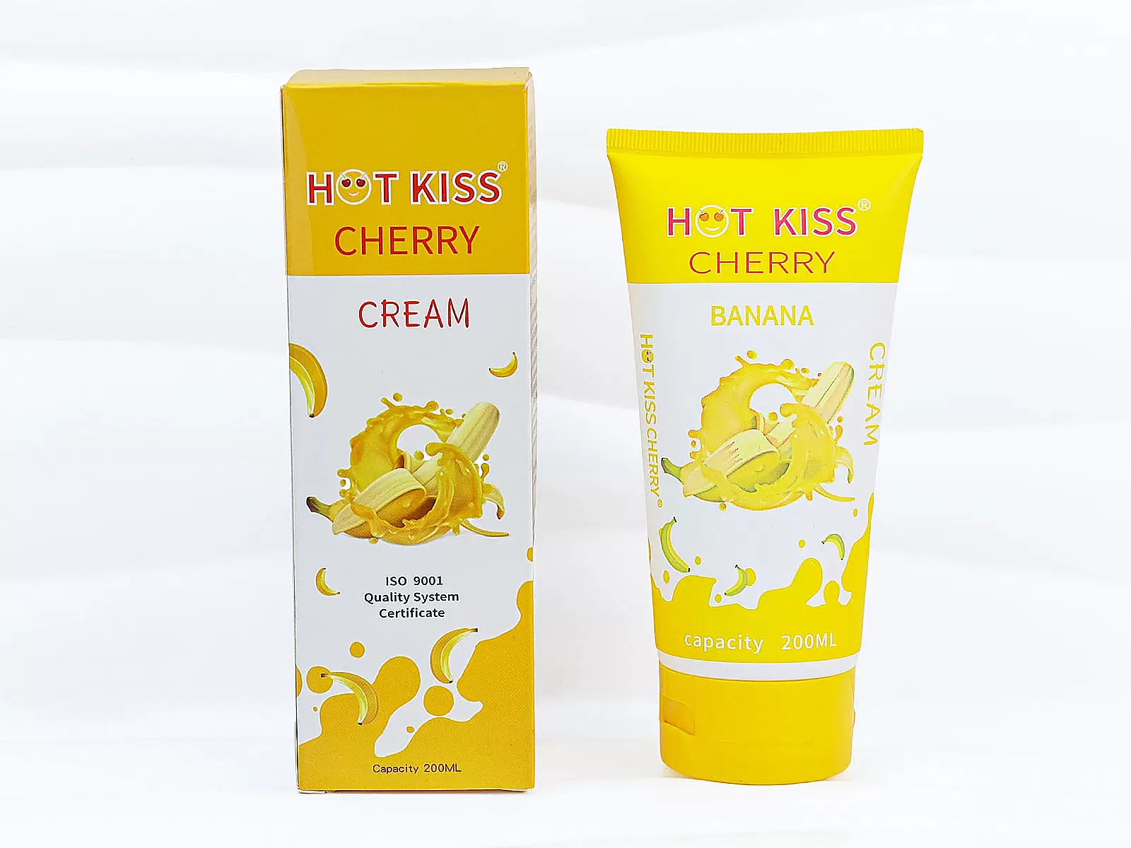 Gel Hot Kiss hương chuối 200ml – bôi trơn ngọt