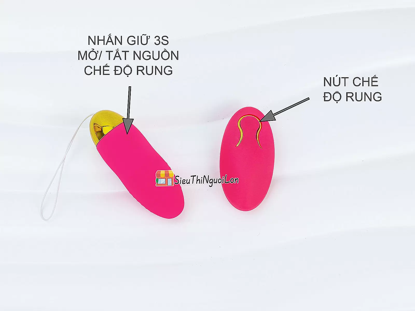 Quần cu giả rỗng ruột kèm trứng massage remote điều khiển