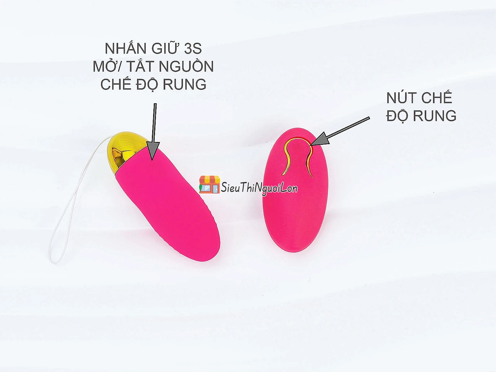 Quần cu giả rỗng ruột kèm trứng rung – có remote điều khiển