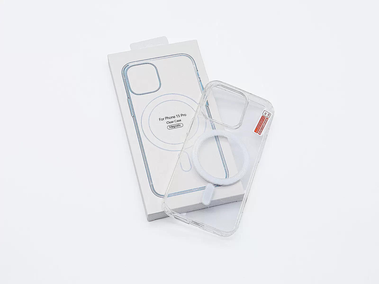 Ốp lưng Clear Case Magnetic trong suốt dành cho iPhone 15 Pro