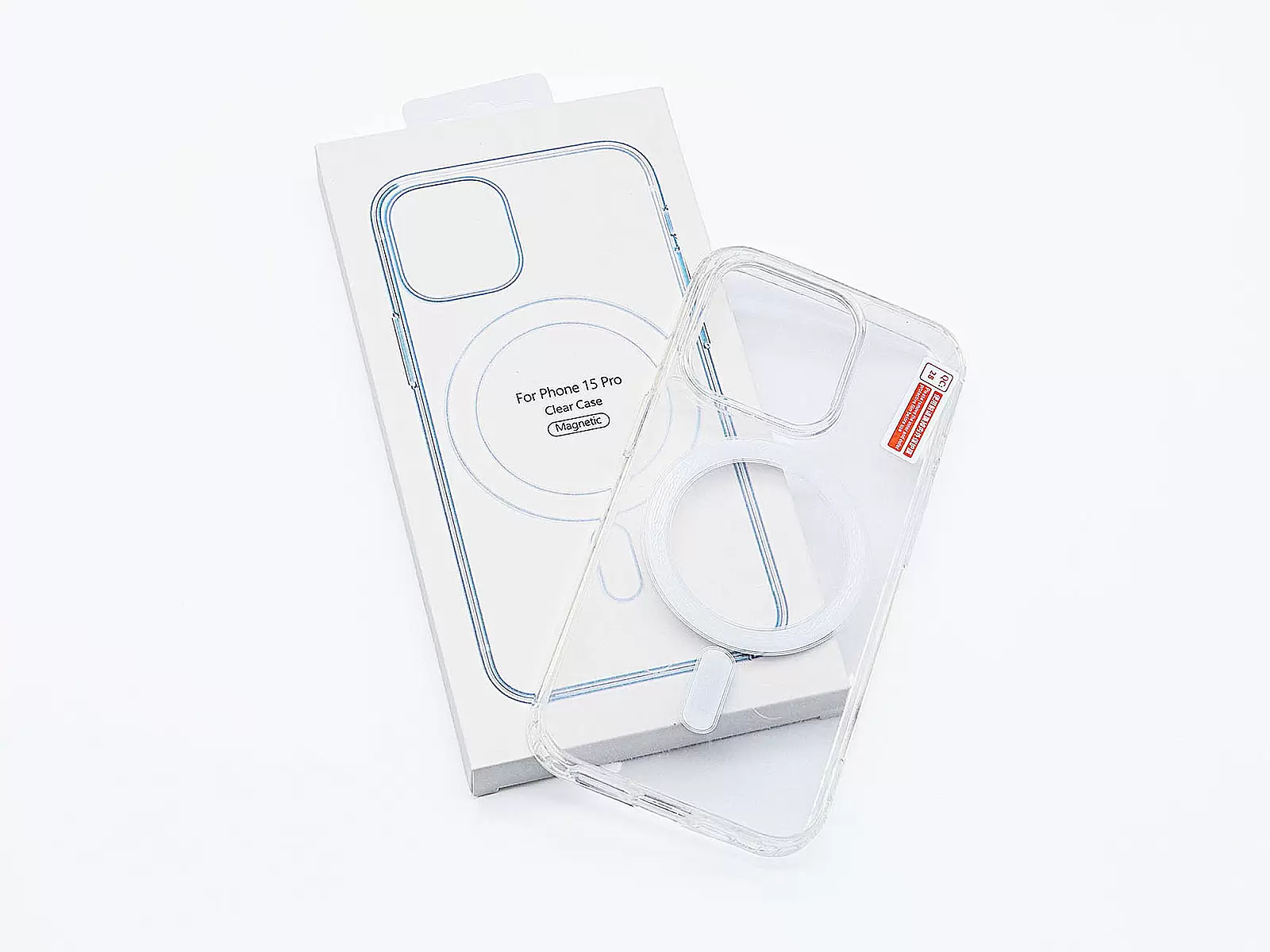 Ốp lưng Clear Case MagSafe iPhone 15 Pro Max – trong suốt