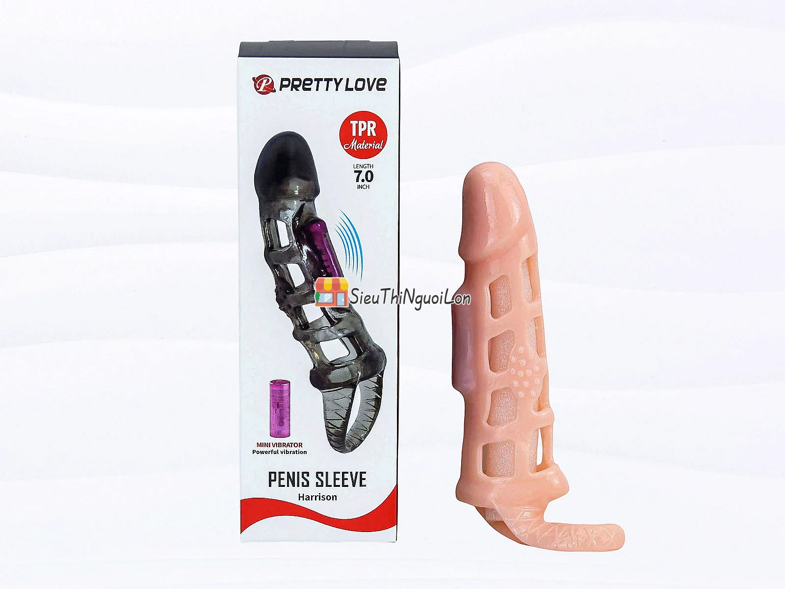 Bao đôn dên Pretty Love lưới quai đeo – silicon mềm