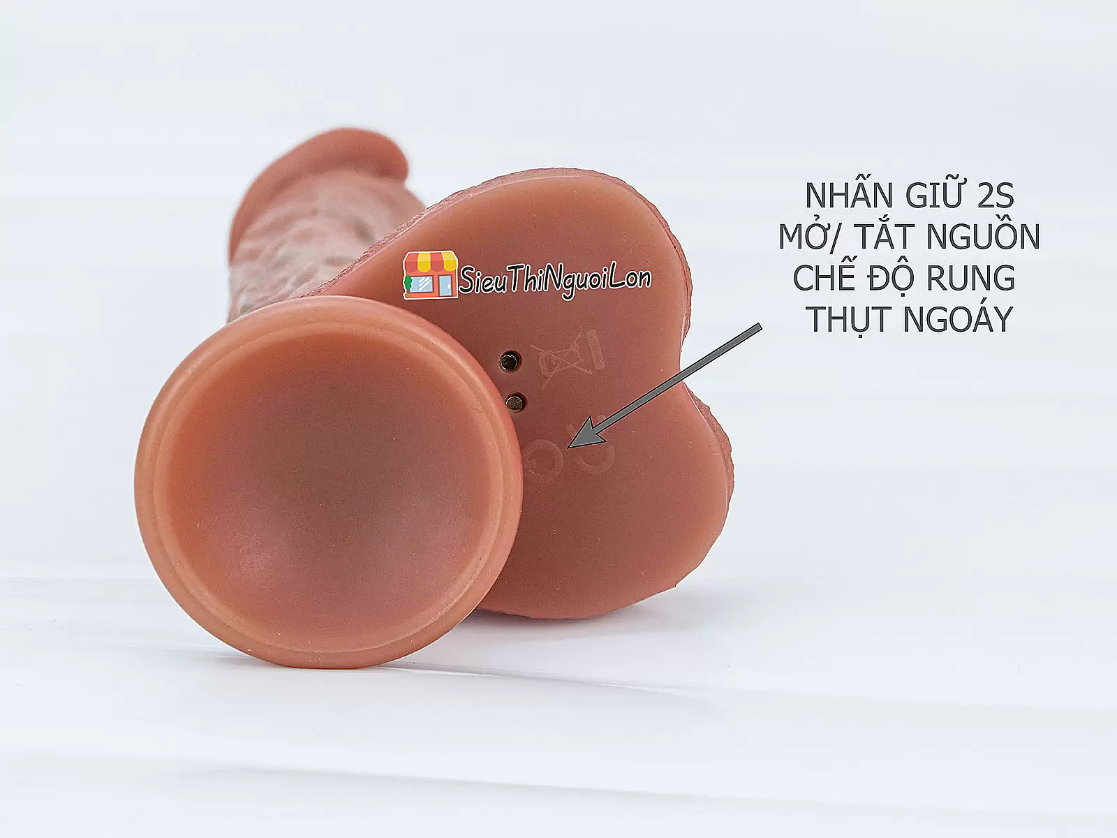 Cu giả có đế rung thụt phát nhiệt pin tích hợp cực mạnh