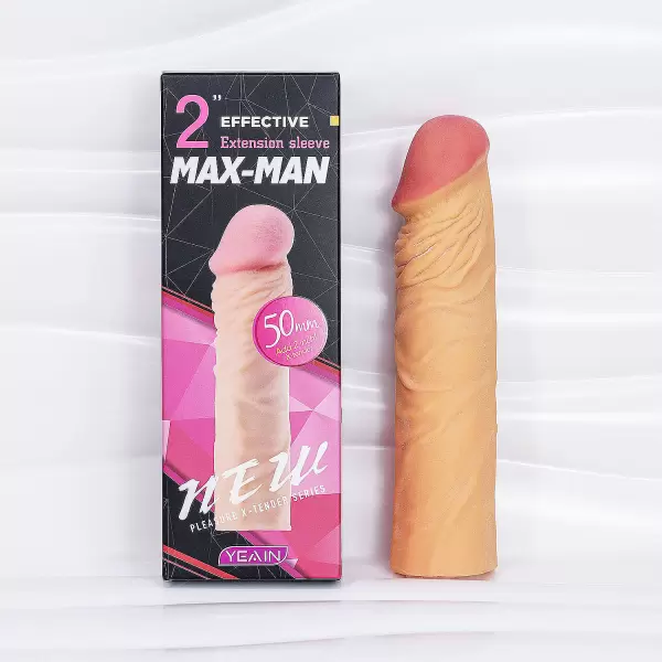 Bao đôn dên Max Man tăng 50mm gân – silicon co giãn