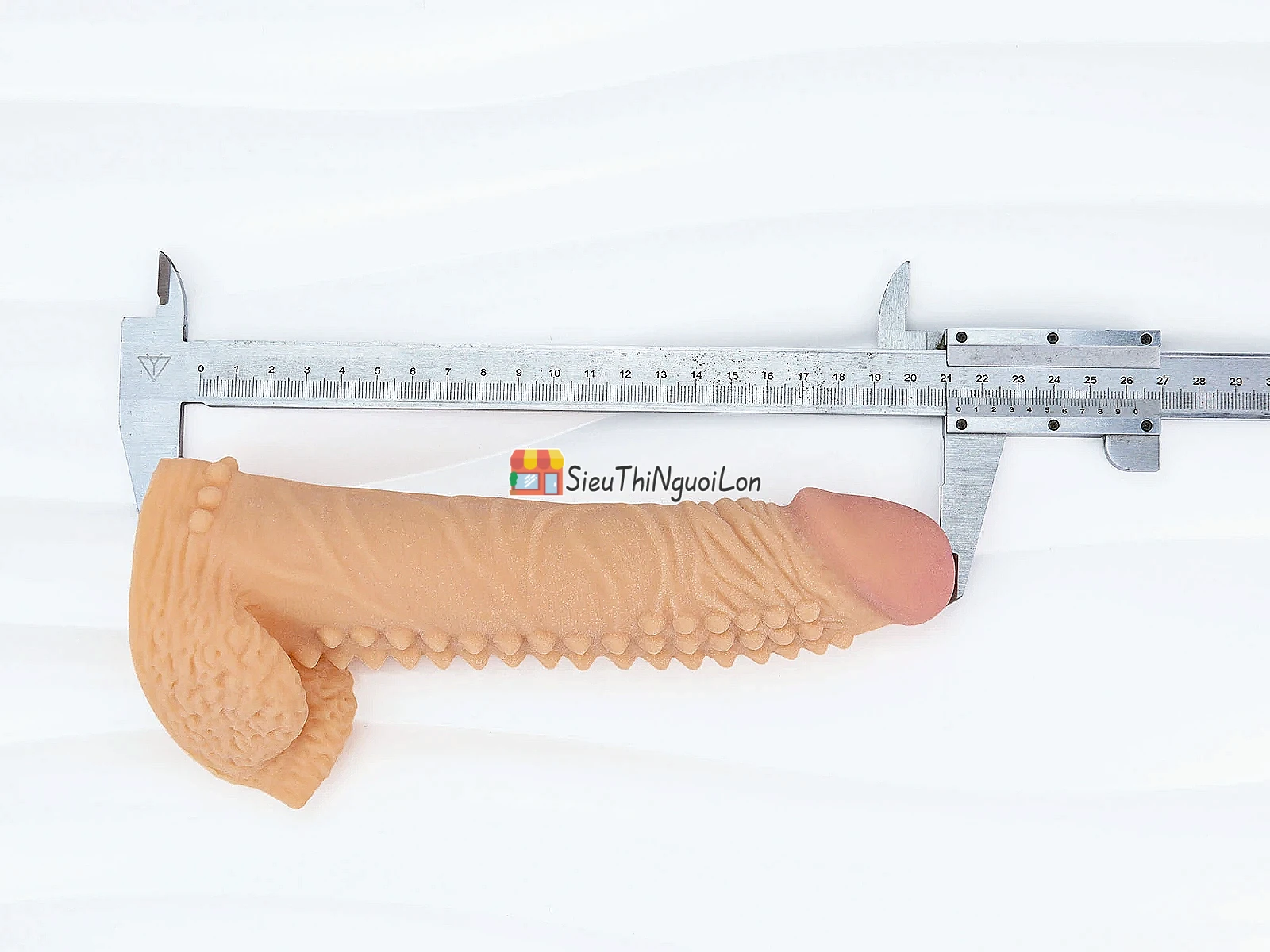 Bao đôn dên Huan Ai Penis Sleeve Max Man – tăng 5cm, TPE mềm