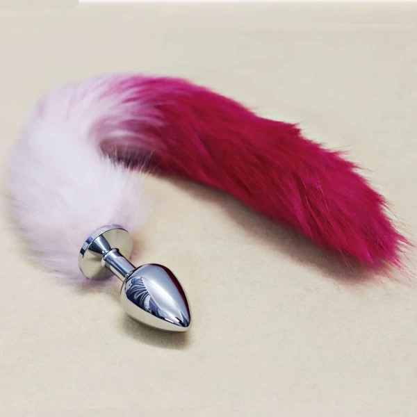 Dụng cụ kích thích hậu môn đuôi chồn hồng