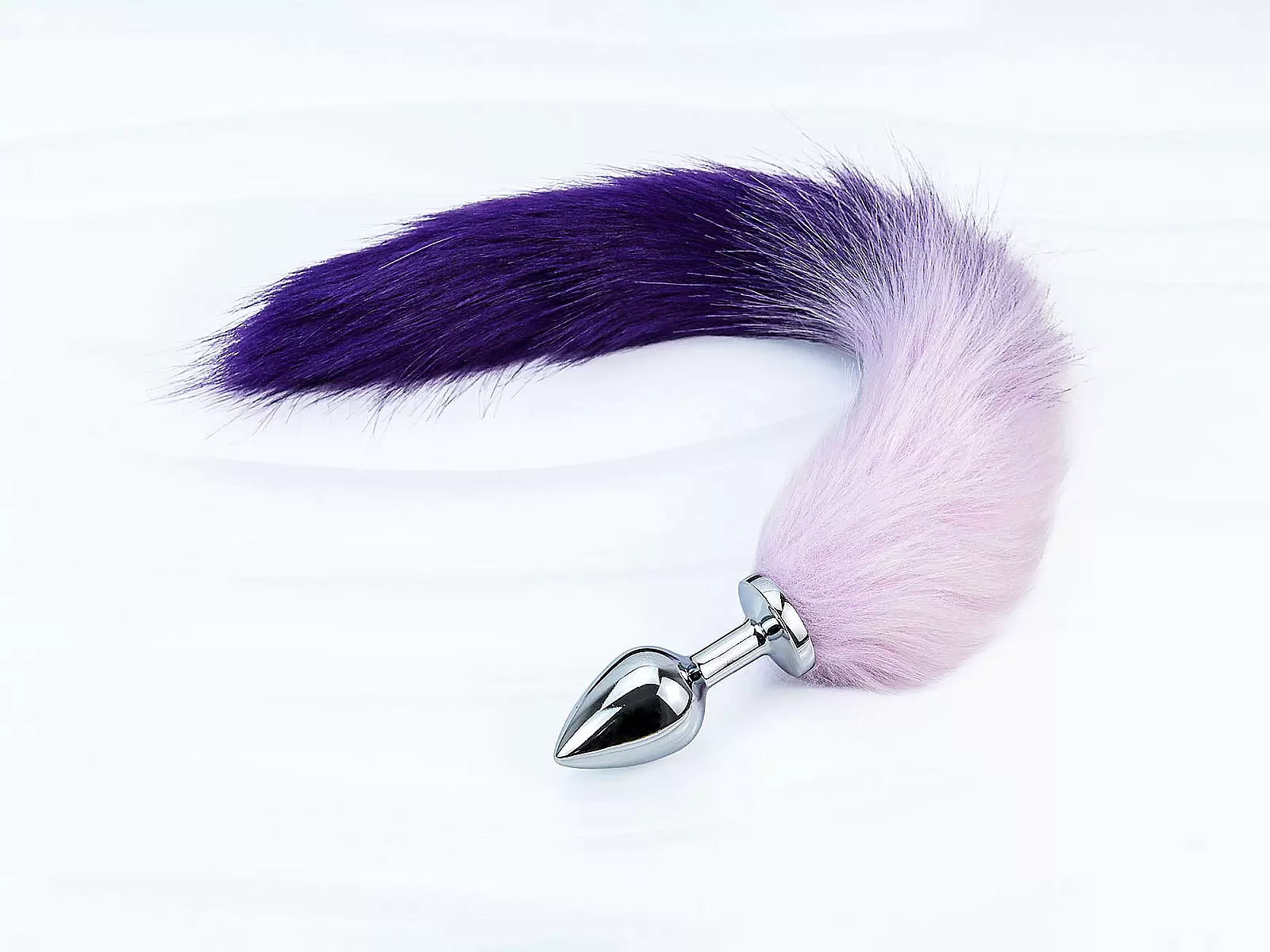 Plug đuôi chồn tím cosplay – silicon mềm xinh