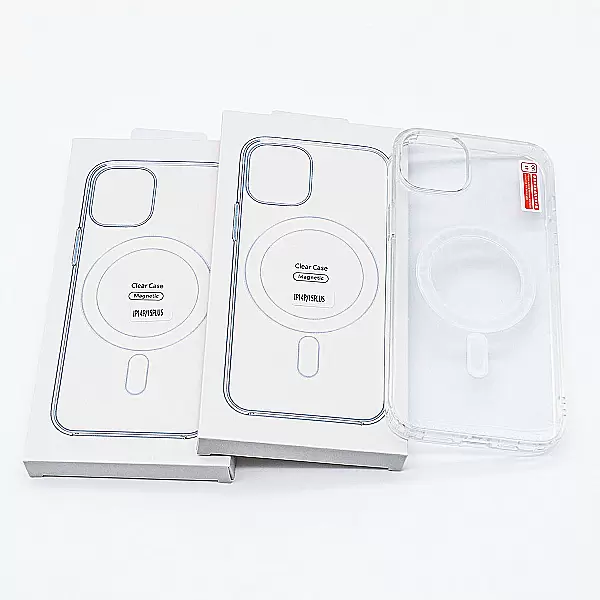 Ốp lưng Clear Case MagSafe iPhone 14/15 – trong suốt