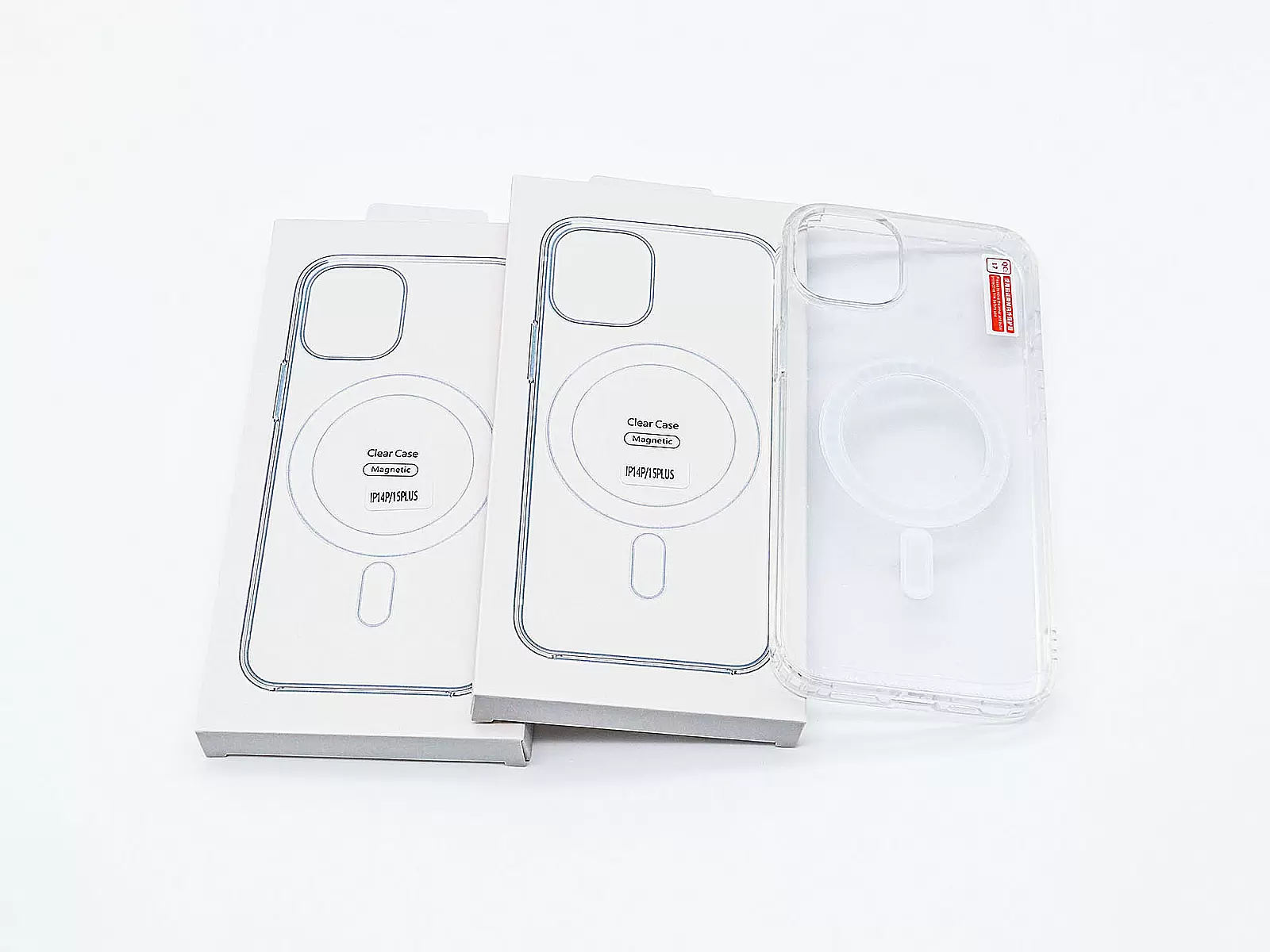 Ốp lưng Clear Case MagSafe iPhone 14/15 – trong suốt