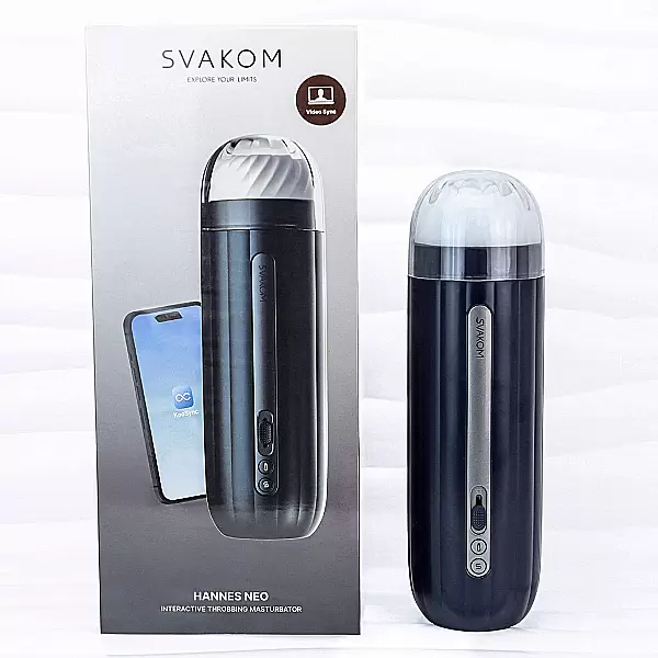Svakom Hannes Neo – cốc thủ dâm rung kết nối App