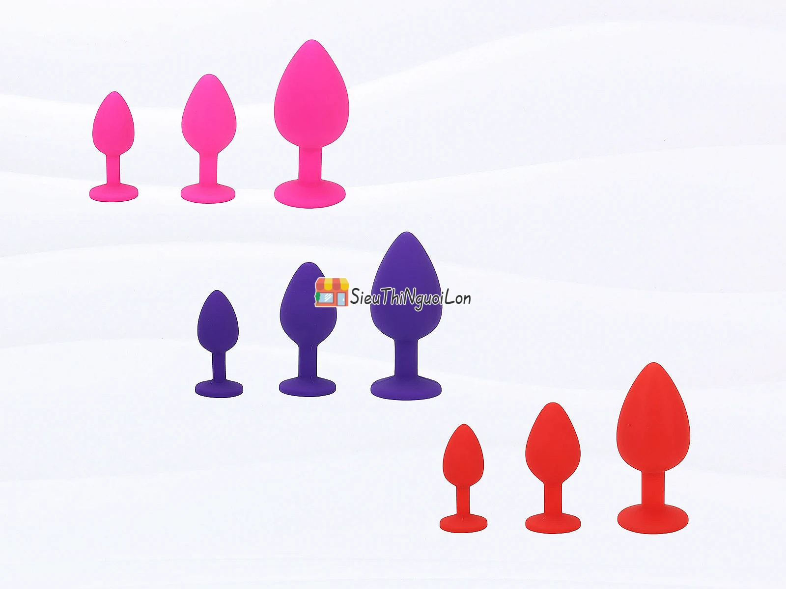 Đồ chơi kích hậu silicon Bullet ( 3 size để khách lựa)