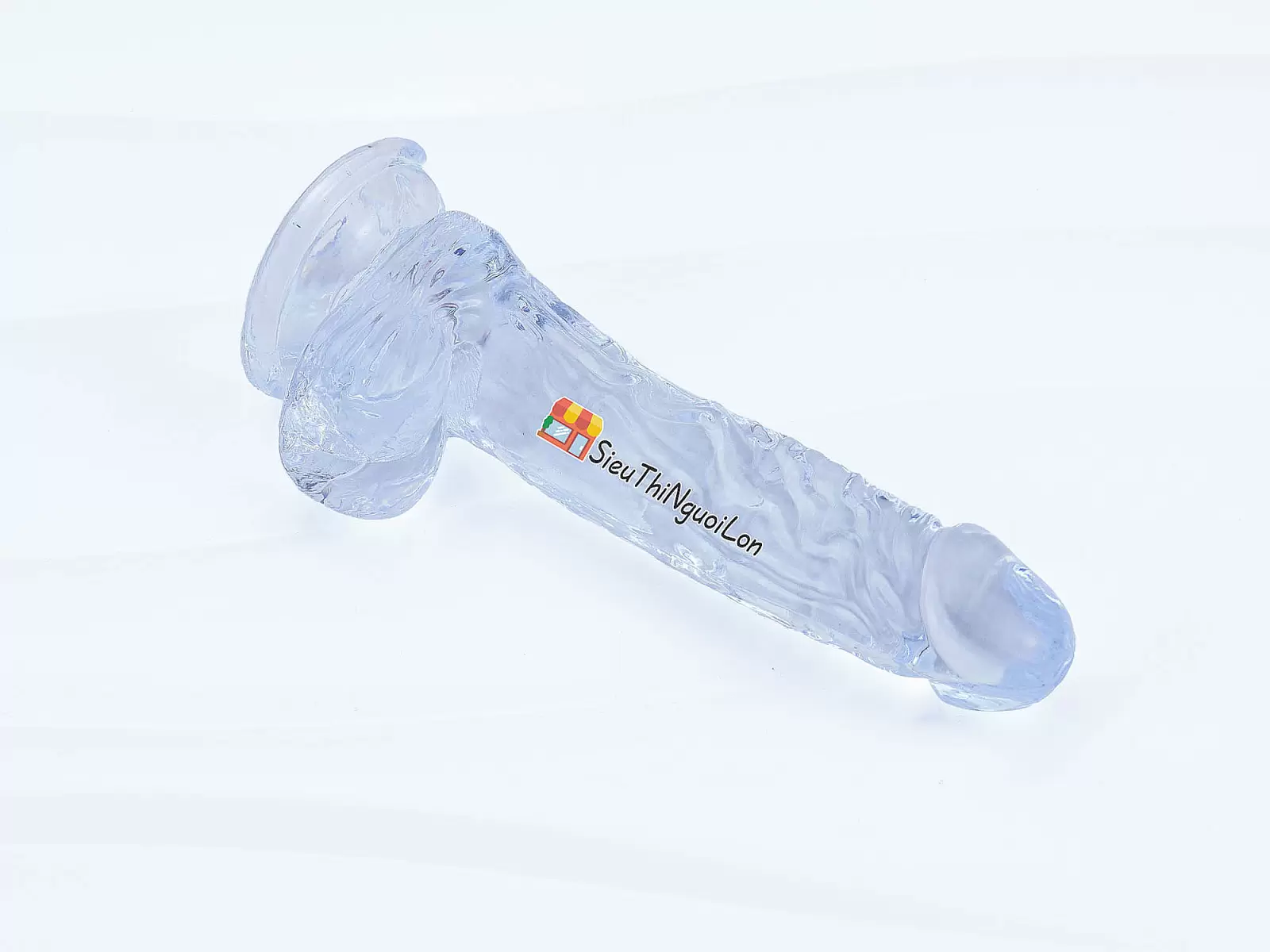 Dương vật giả có đế trong suốt không rung