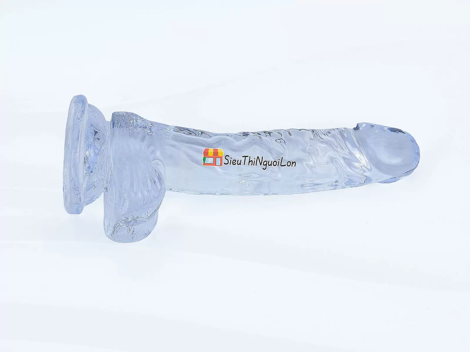 Dương vật giả có đế trong suốt không rung