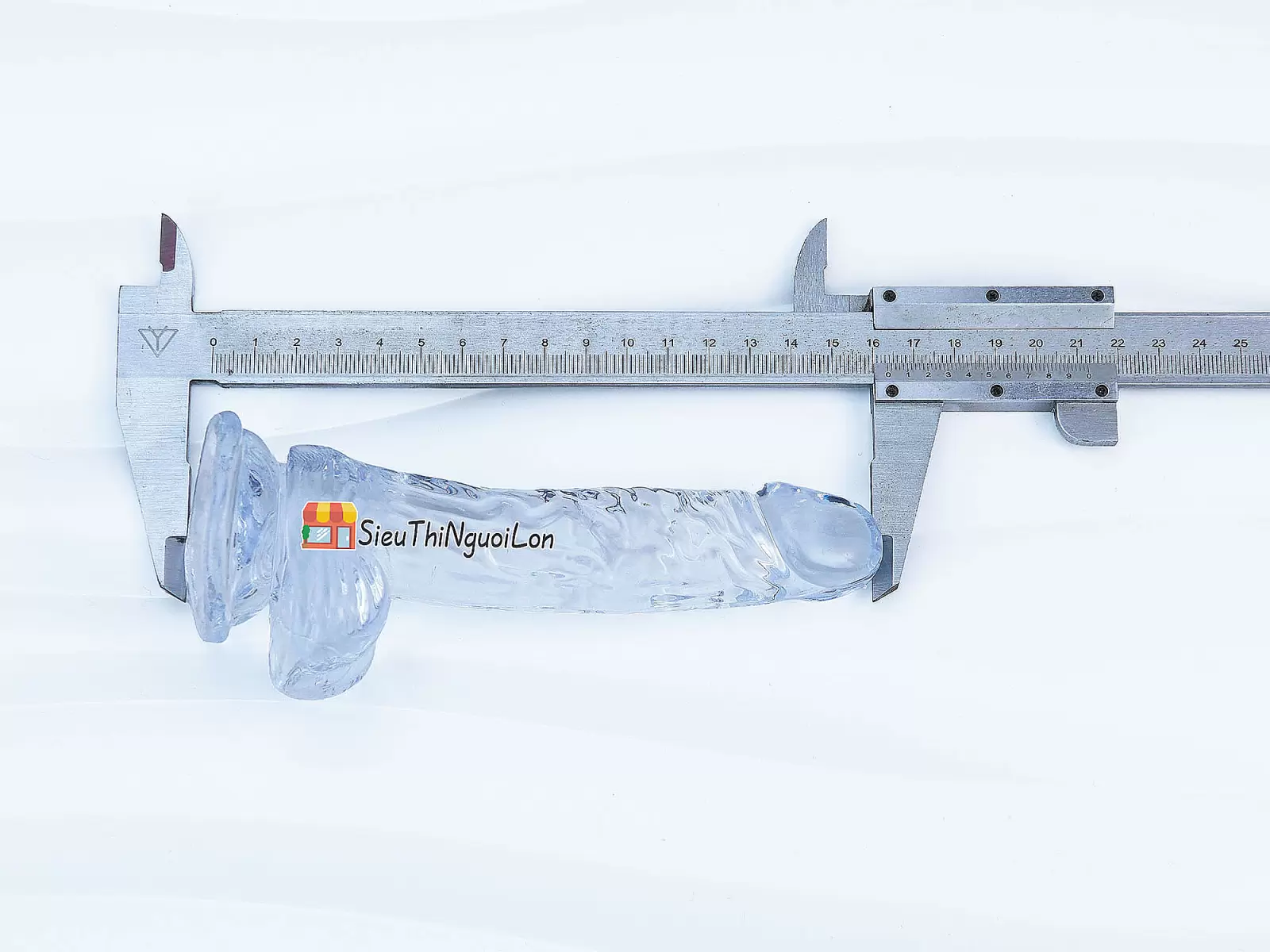 Dương vật giả có đế trong suốt không rung