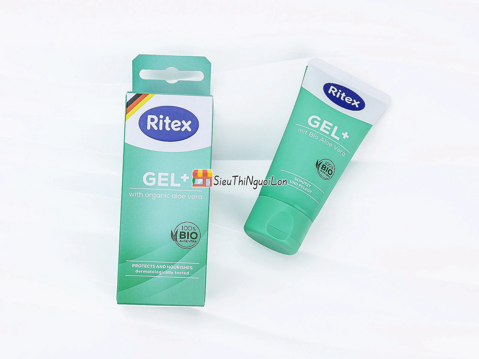 Gel bôi trơn lô hội Ritex GEL+ 50ml – nhập khẩu Đức