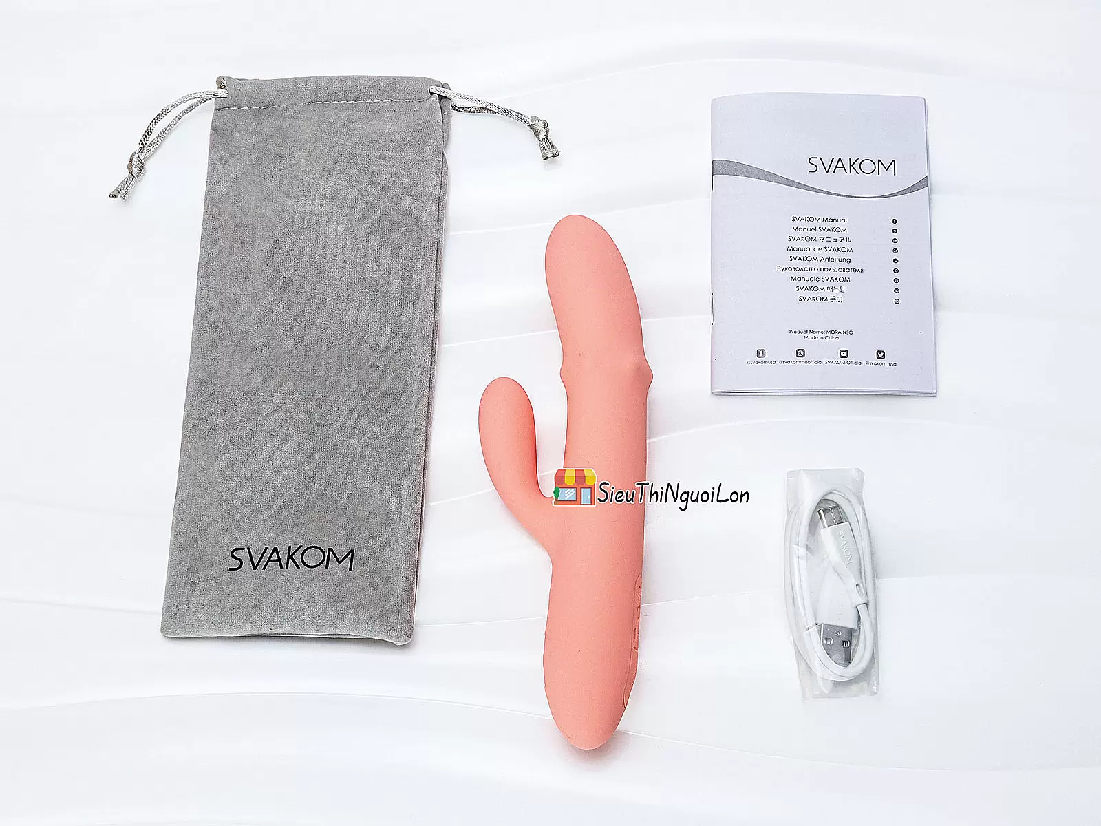 Cu giả rung chạy bi đa năng Svakom Mora Neo remote điều khiển toàn cầu