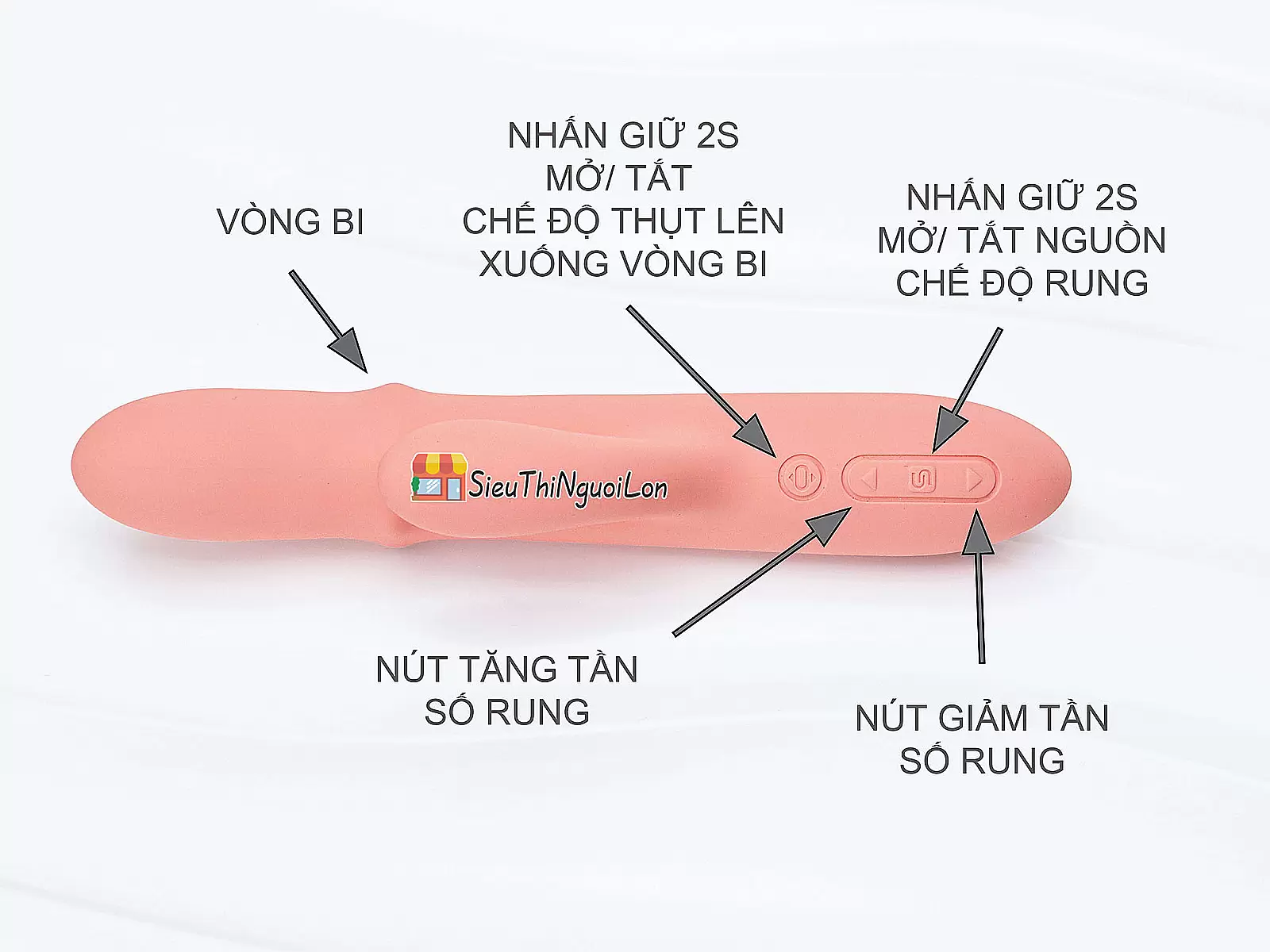Cu giả rung chạy bi đa năng Svakom Mora Neo remote điều khiển toàn cầu