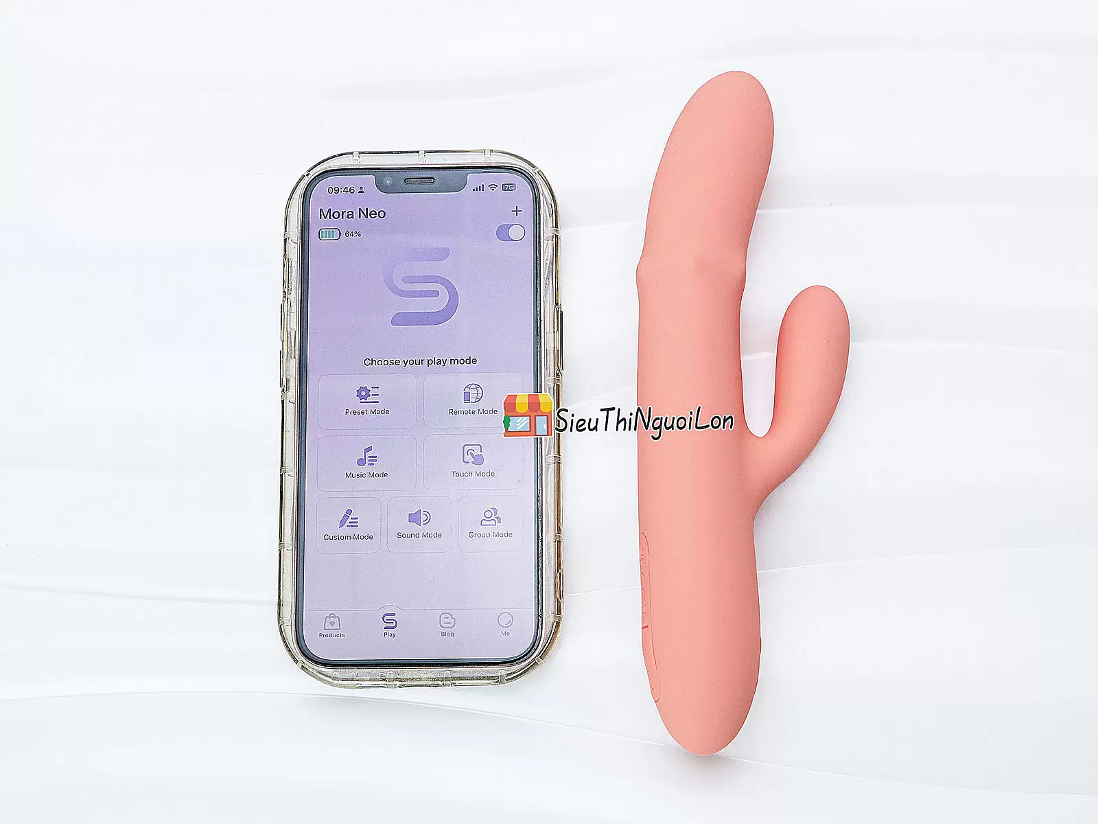Cu giả rung chạy bi đa năng Svakom Mora Neo remote điều khiển toàn cầu