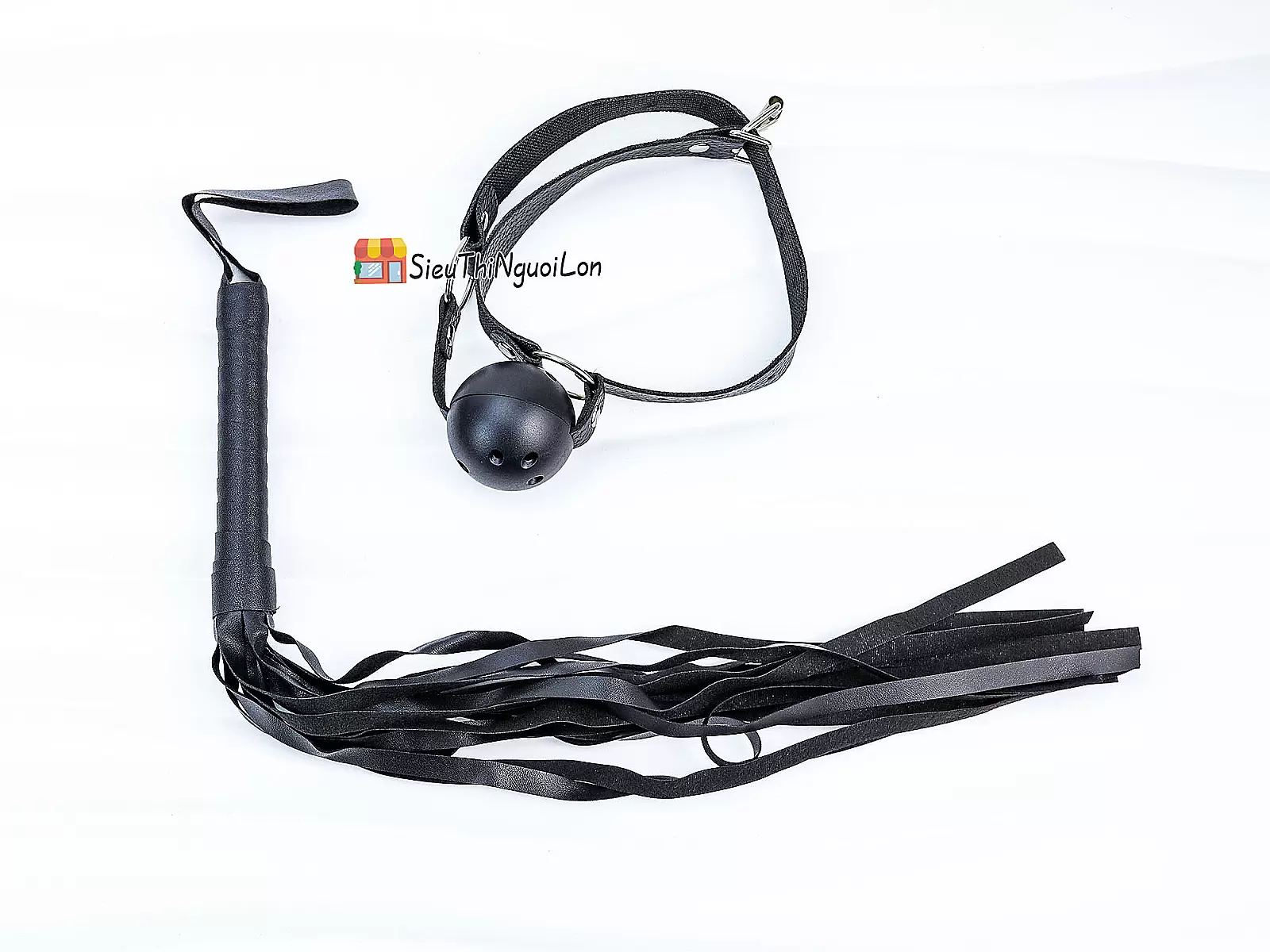 Đồ chơi bạo dâm da đen 7 món bộ phụ kiện quyến rũ cho cặp đôi thích cảm giác mạnh