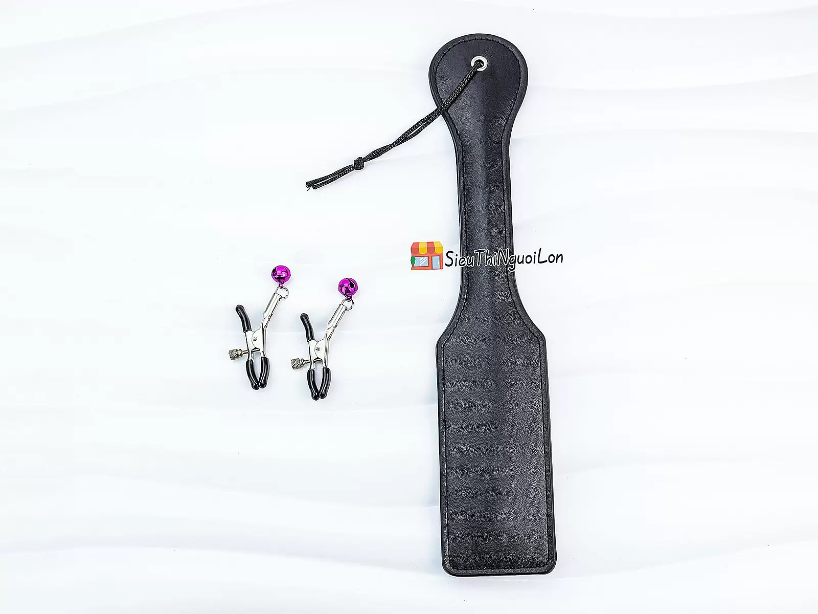 Đồ chơi bạo dâm da đen 7 món bộ phụ kiện quyến rũ cho cặp đôi thích cảm giác mạnh