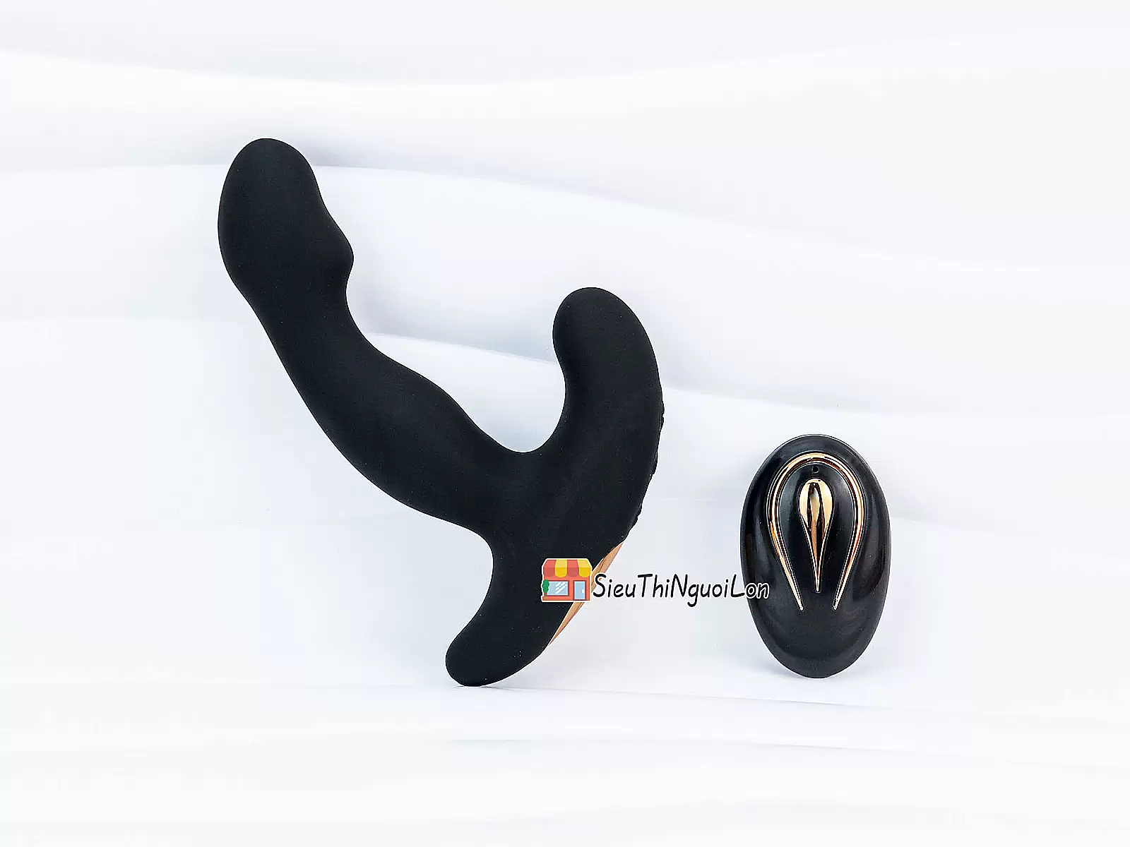 Máy mát xa kích hậu đầu dương vật giả Love điều khiển từ xa