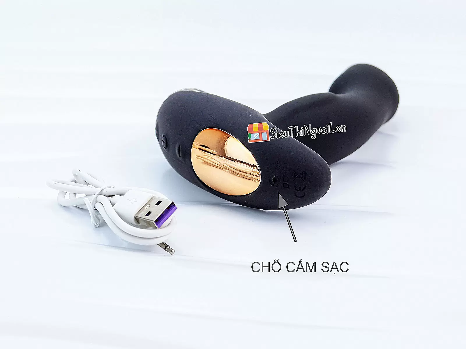 Máy mát xa kích hậu đầu dương vật giả Love điều khiển từ xa