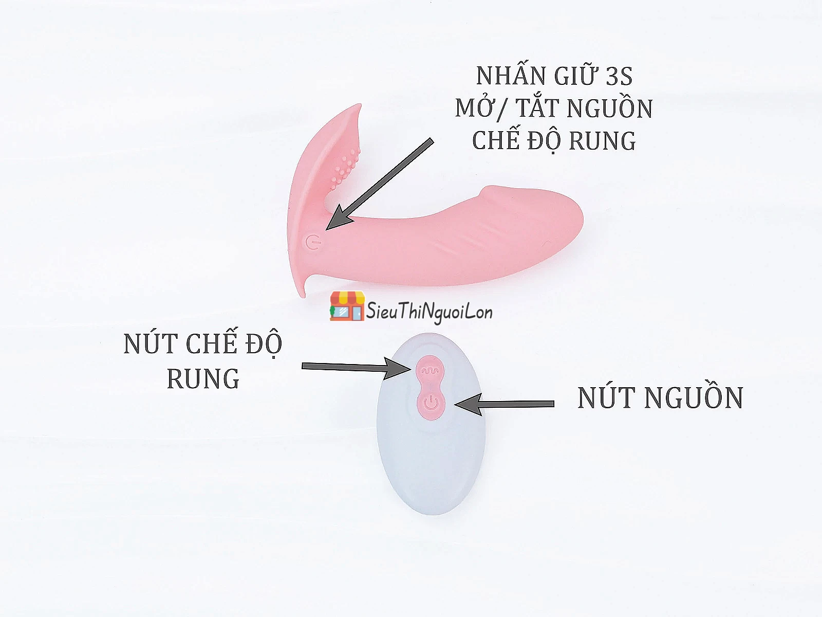 Máy massage quần lót Butterfly siêu mềm remote điều khiển từ xa