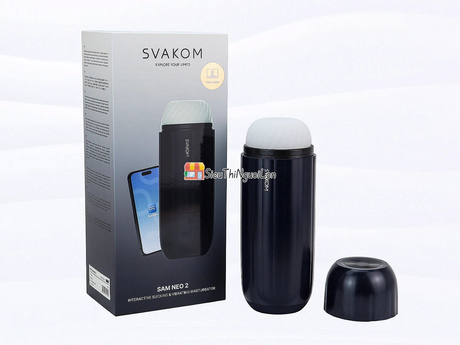 Máy thủ dâm Svakom Sam Neo 2 – hút và rung, kết nối App