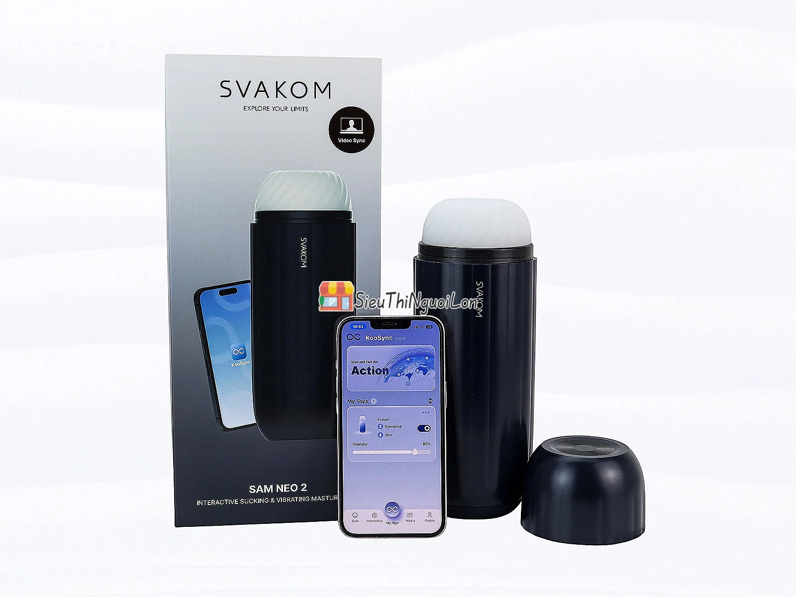 Máy thủ dâm Svakom Sam Neo 2 – hút và rung, kết nối App