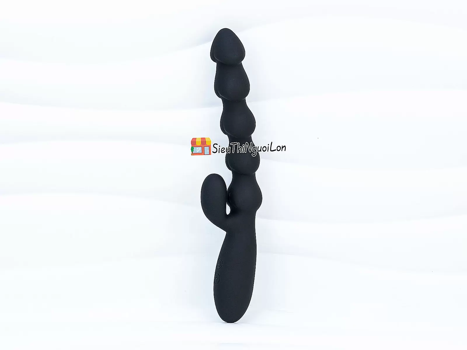 Máy rung massage Threaded hậu môn 2 nhánh pin sạc