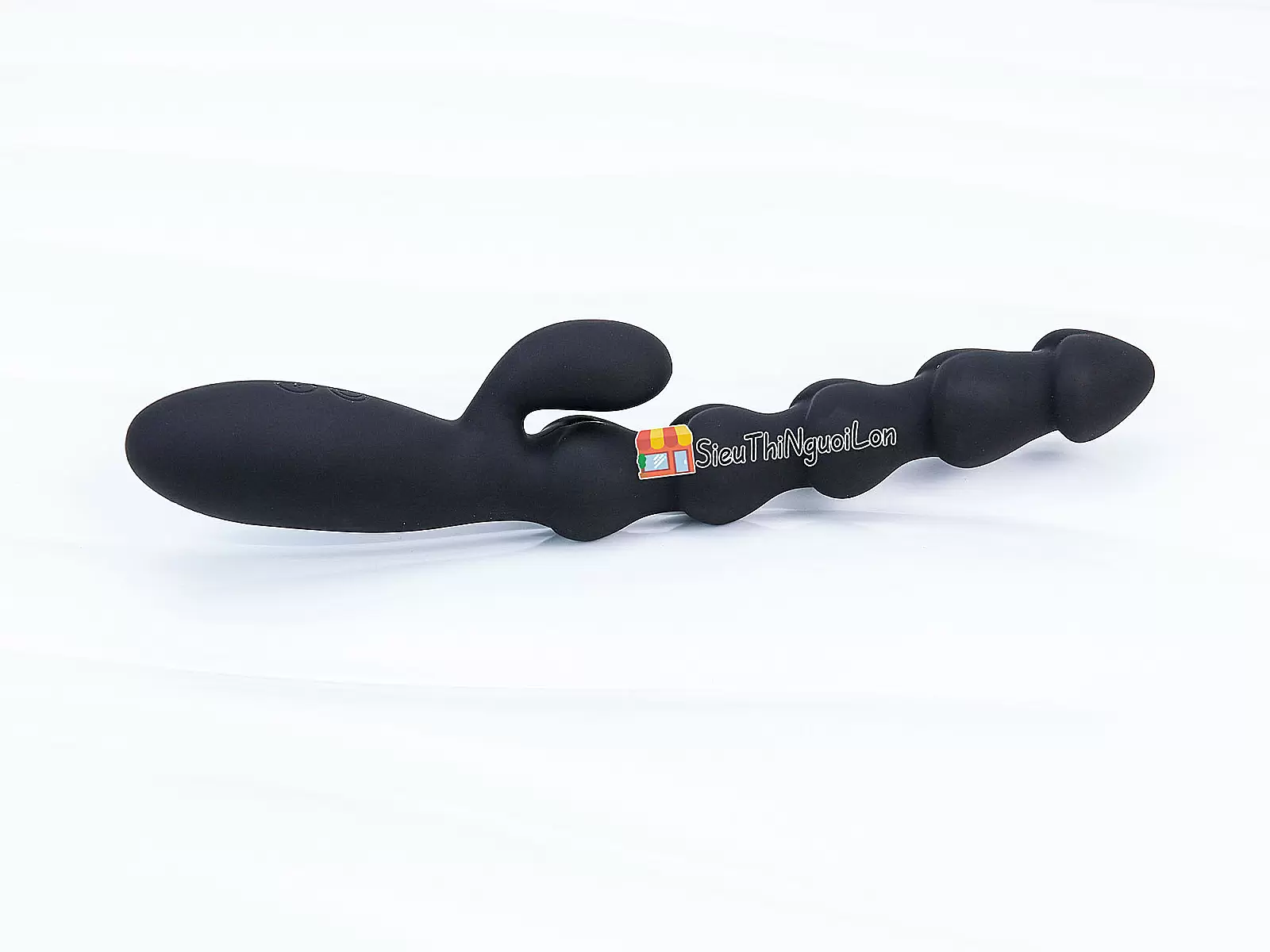 Máy rung massage Threaded hậu môn 2 nhánh pin sạc