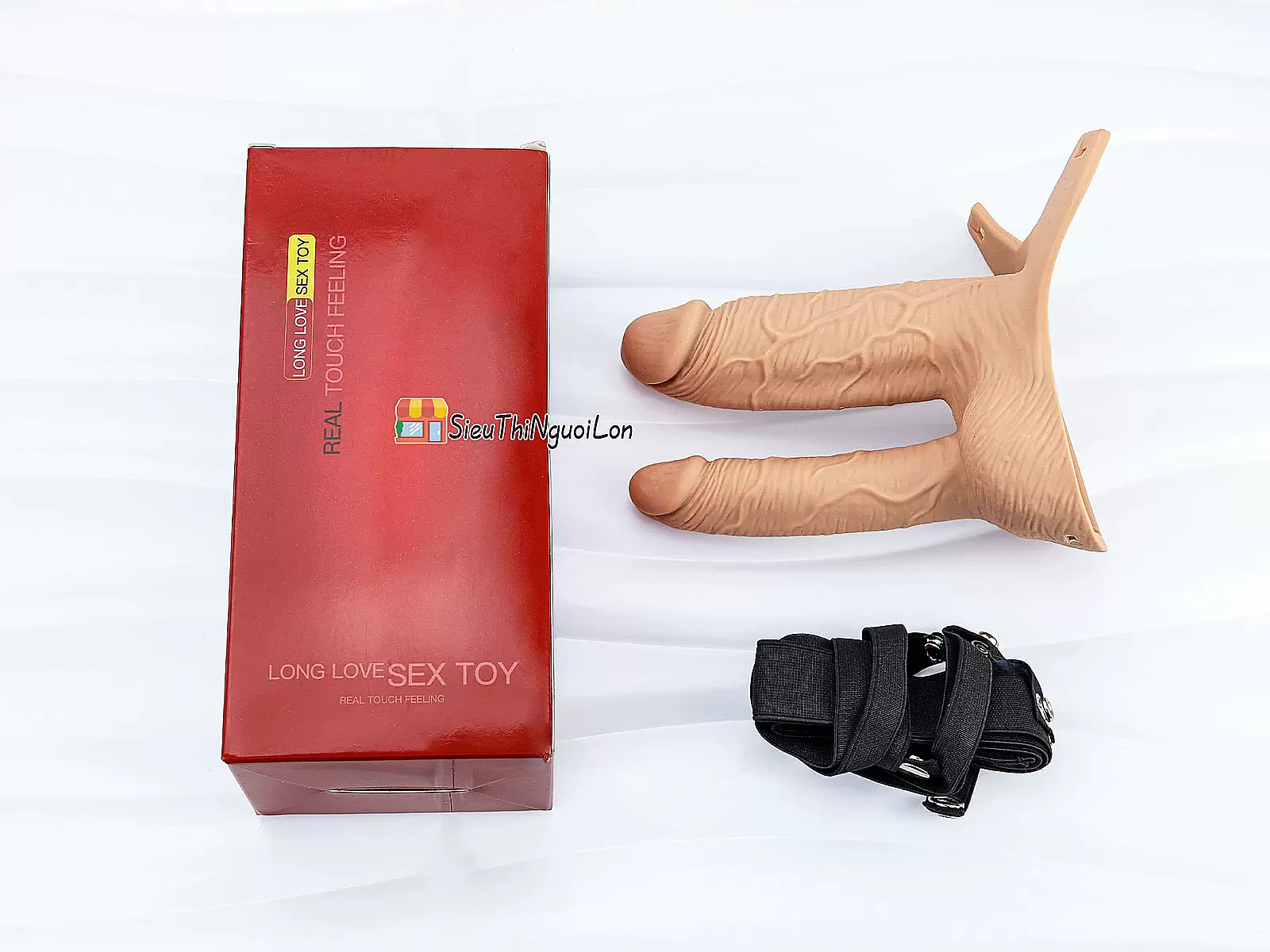 Dương vật giả có dây đeo 2 đầu LONG LOVE