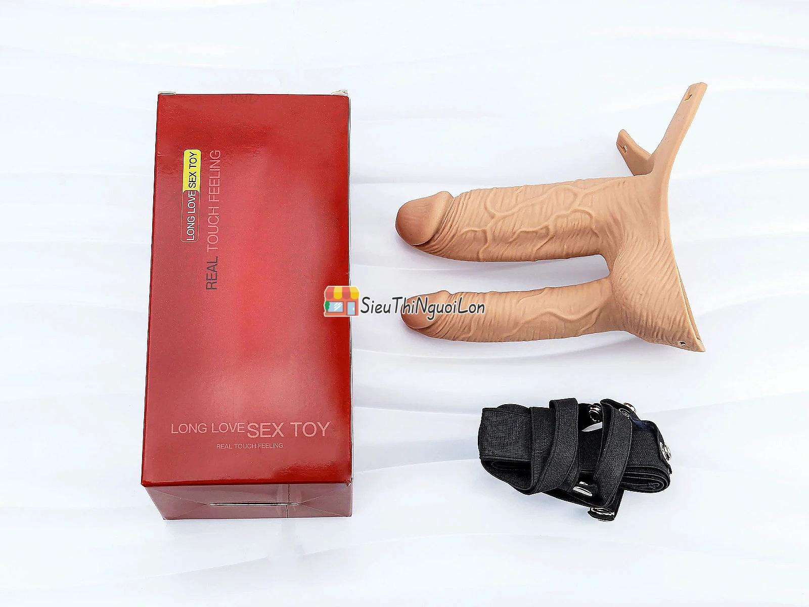 Dương vật giả có dây đeo 2 đầu LONG LOVE