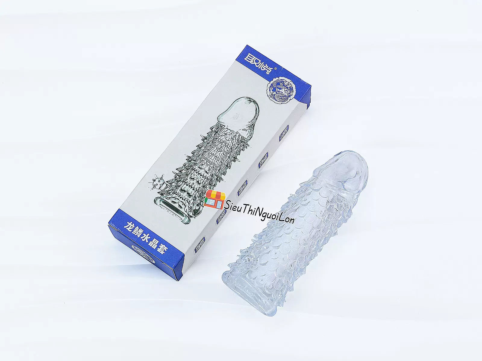 Bao cao su đôn dên tăng kích thước gai nhọn trong suốt BCDC