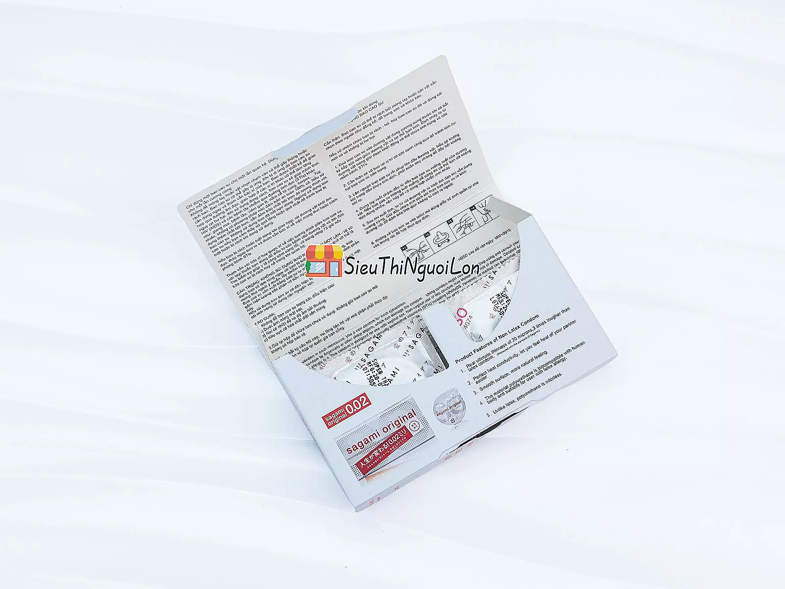 Bao cao su Sagami hộp 10 bao