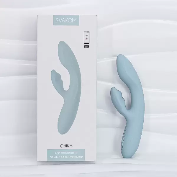 Máy massage điểm G Svakom Chika phát nhiệt ấm nóng