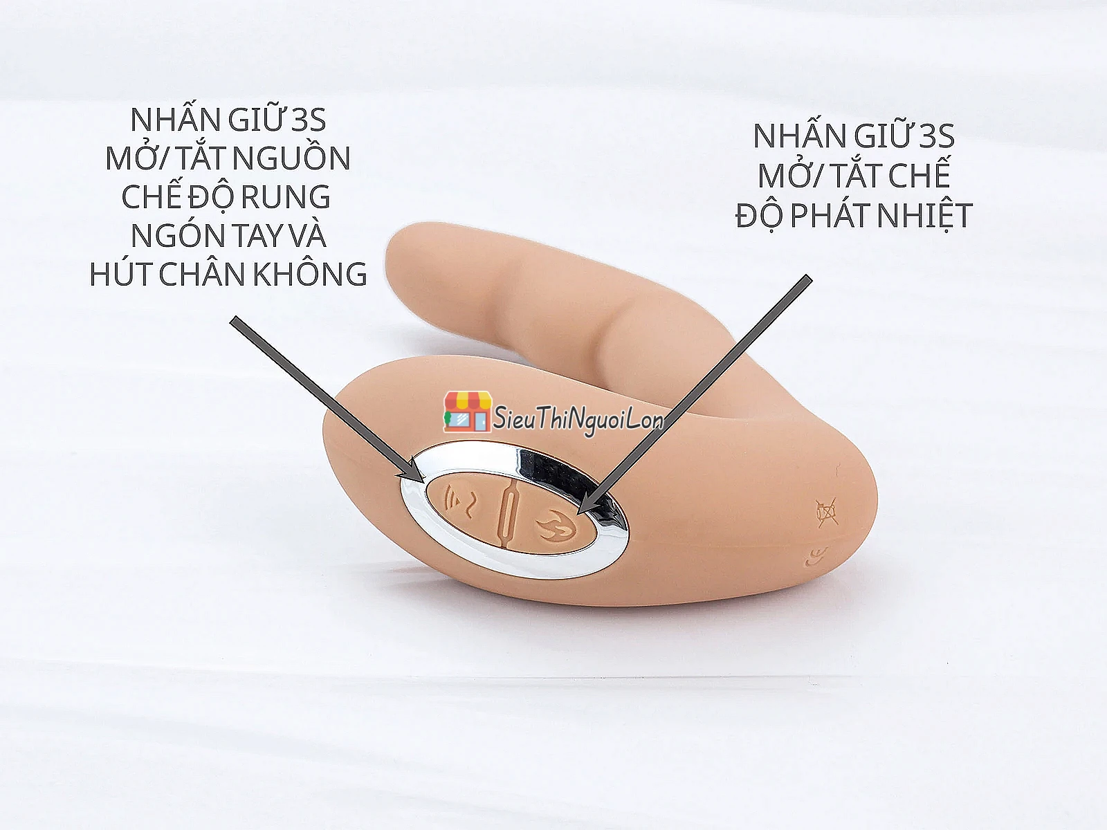 Ngón tay rung hút JIUAI Finger Vibrator – rung và hút 2 trong 1
