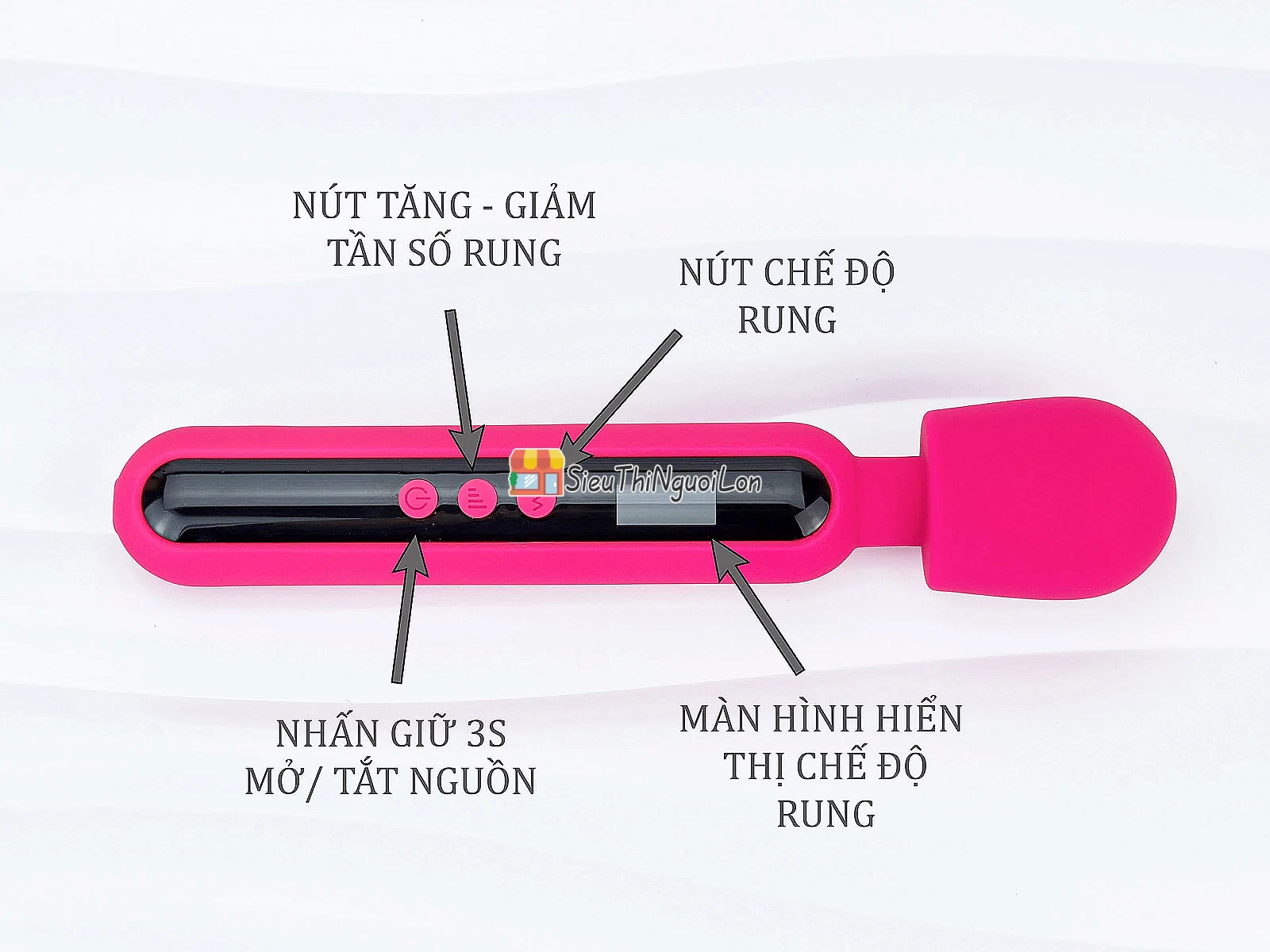 Máy massage 10 tần số rung kích thích điểm G mạnh mẽ
