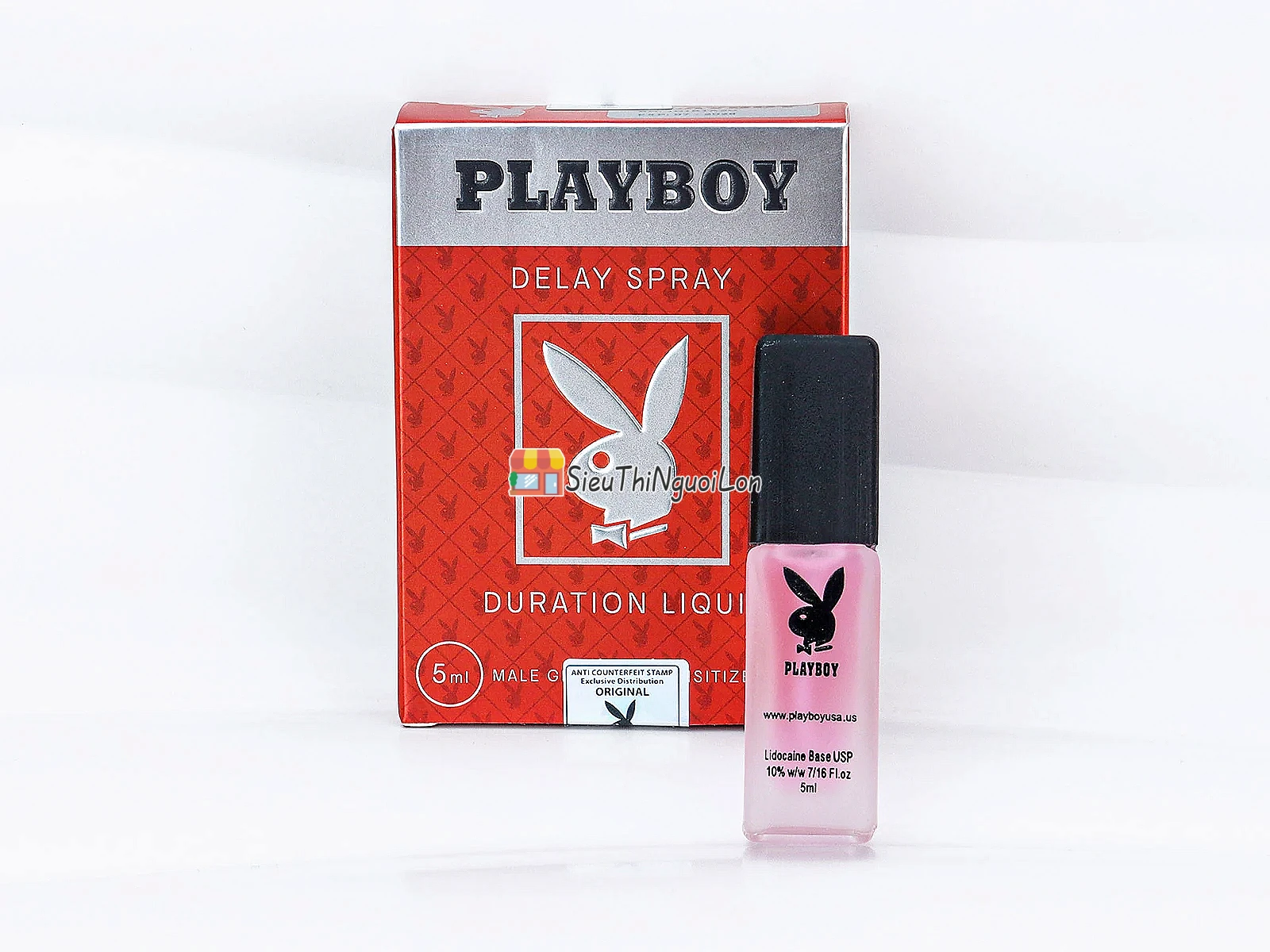 Xịt Kéo Dài Thời Gian Playboy Delay Spray Duration Liquid 5ml