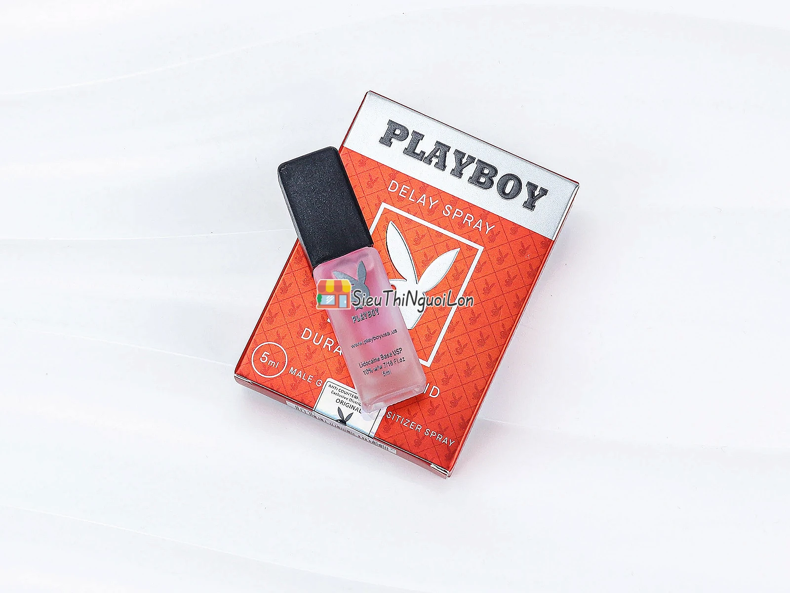 Xịt Kéo Dài Thời Gian Playboy Delay Spray Duration Liquid 5ml