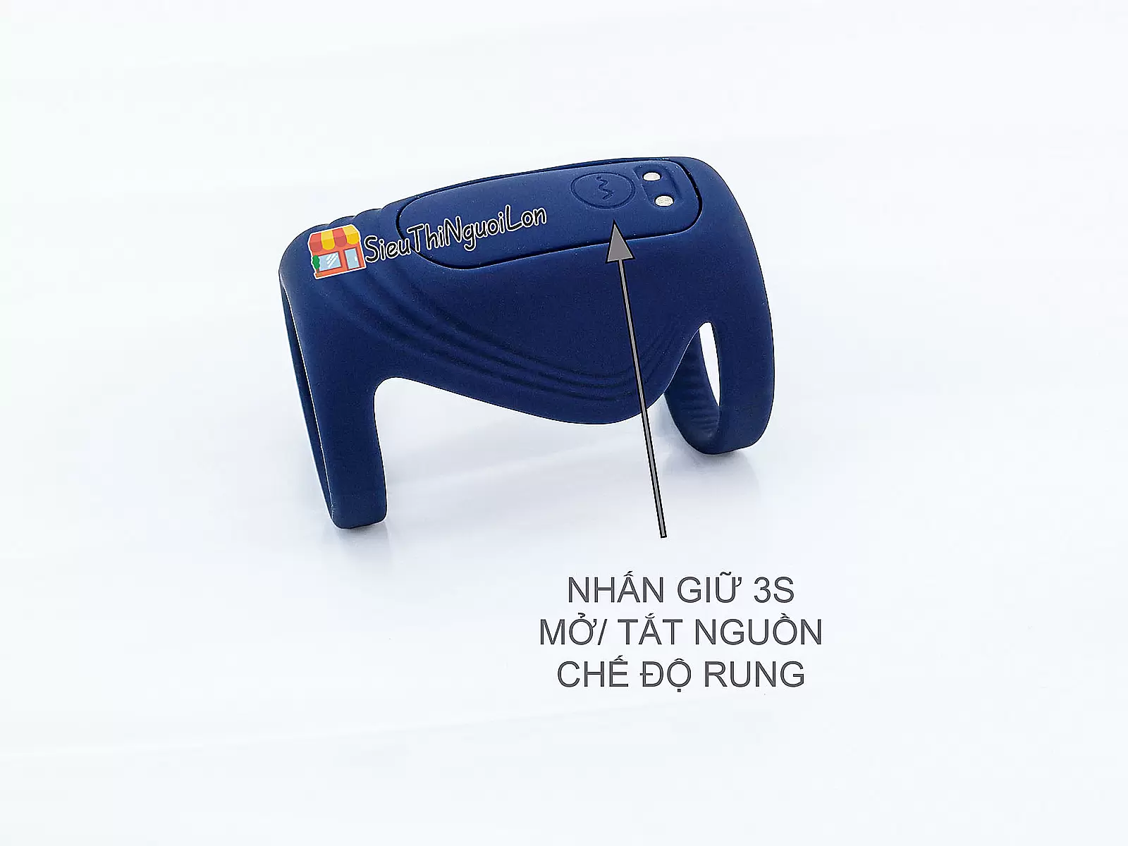 Vòng đeo dương vật Bicyclic Ring kèm điều khiển từ xa