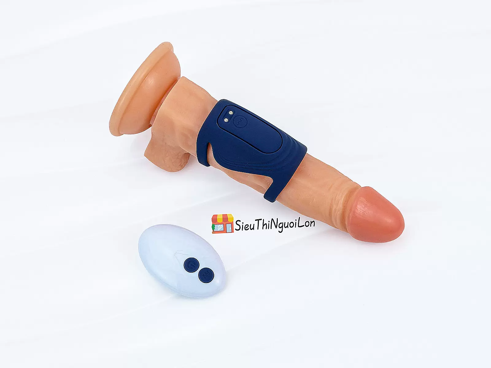 Vòng đeo dương vật Bicyclic Ring kèm điều khiển từ xa