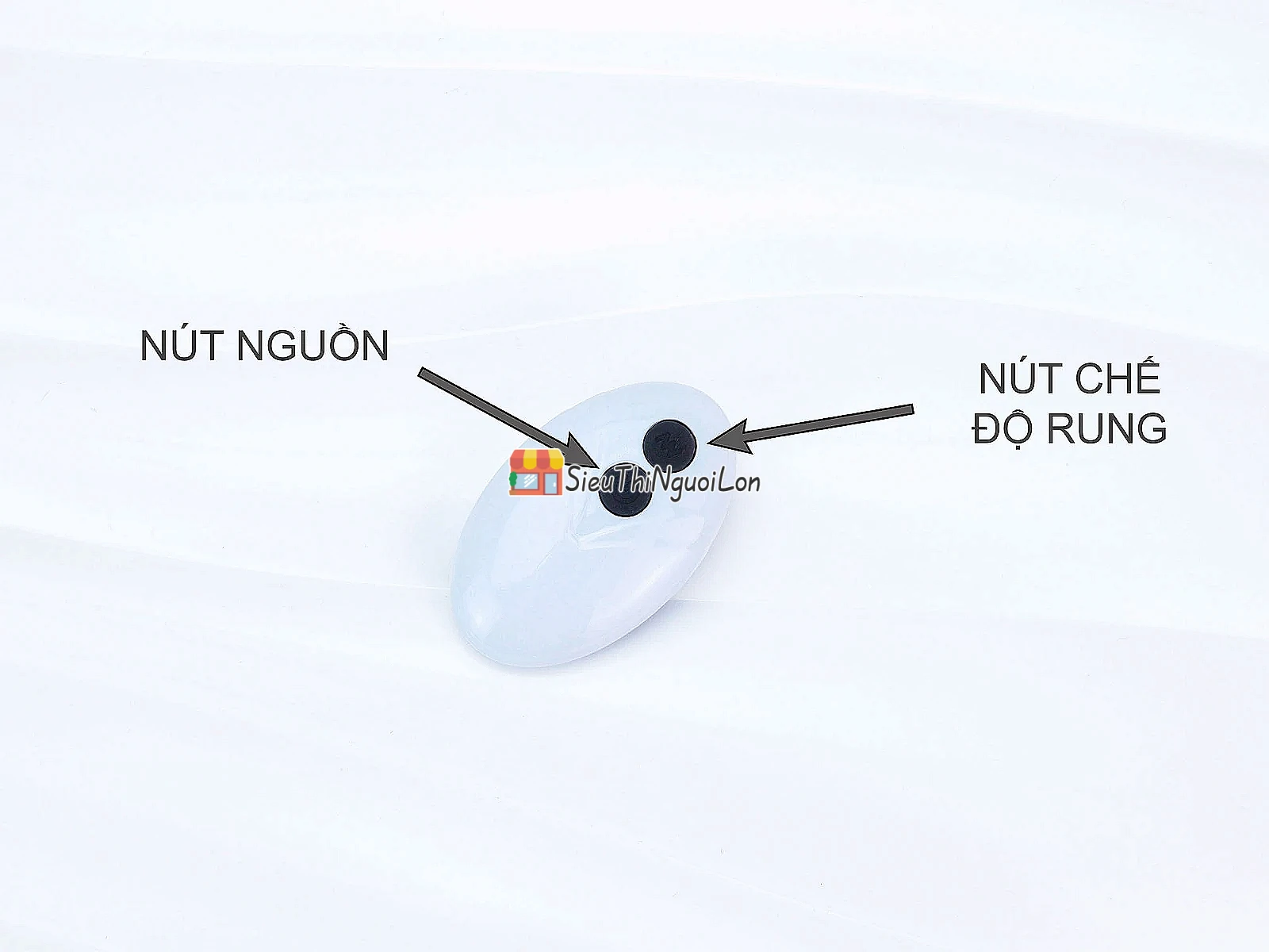 Vòng rung dương vật Bicyclic Ring – kèm remote điều khiển