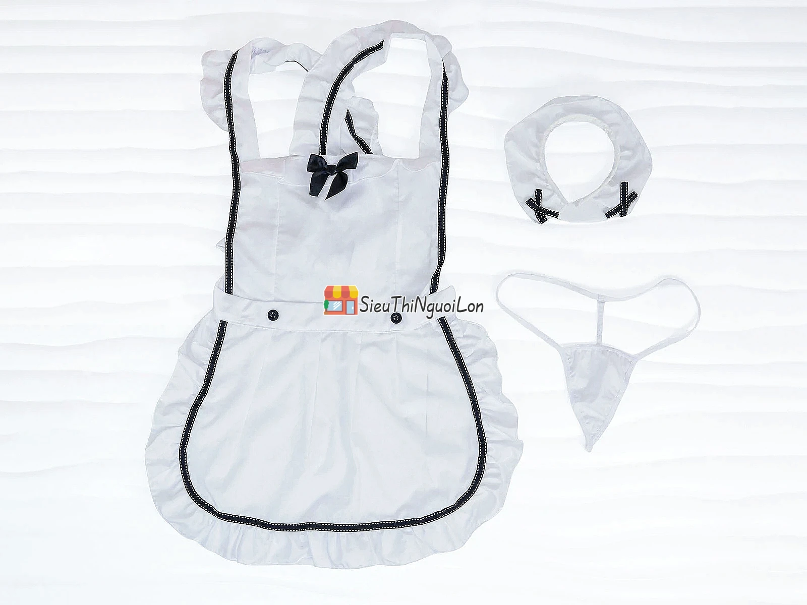 Bộ đồ chơi bạo dâm váy tạp dề – nhập vai gợi cảm