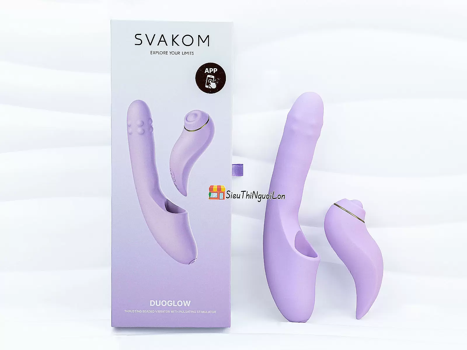 Máy massage Svakom Duoglow đa năng điều khiển từ xa qua App